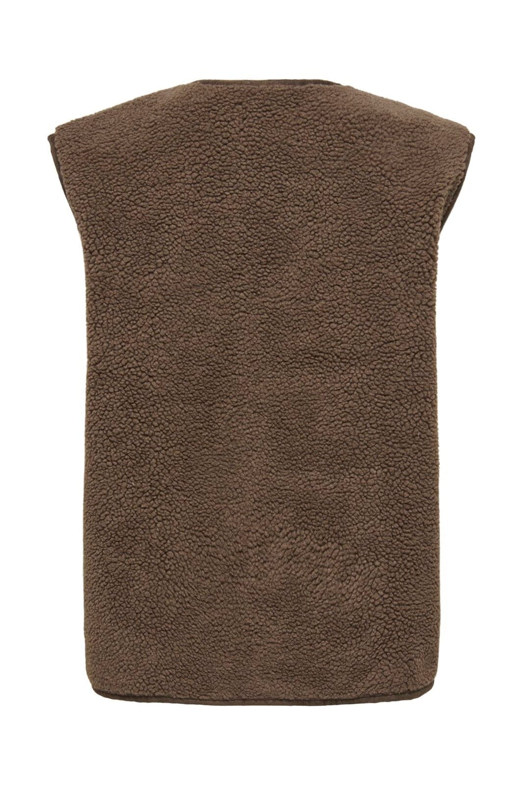 Only - Onlwendy Teddy Waistcoat - 4982810 Chestnut