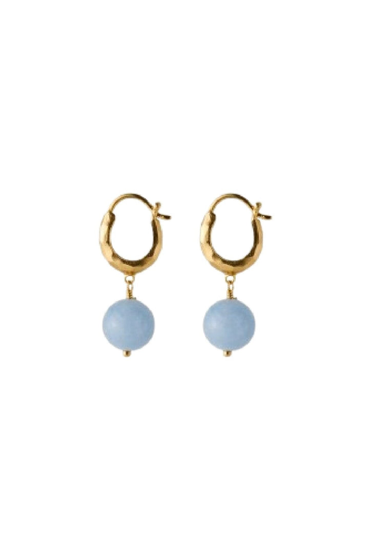 Pernille Corydon - Blue Sky Earrings e-321-gp - Gold Plated