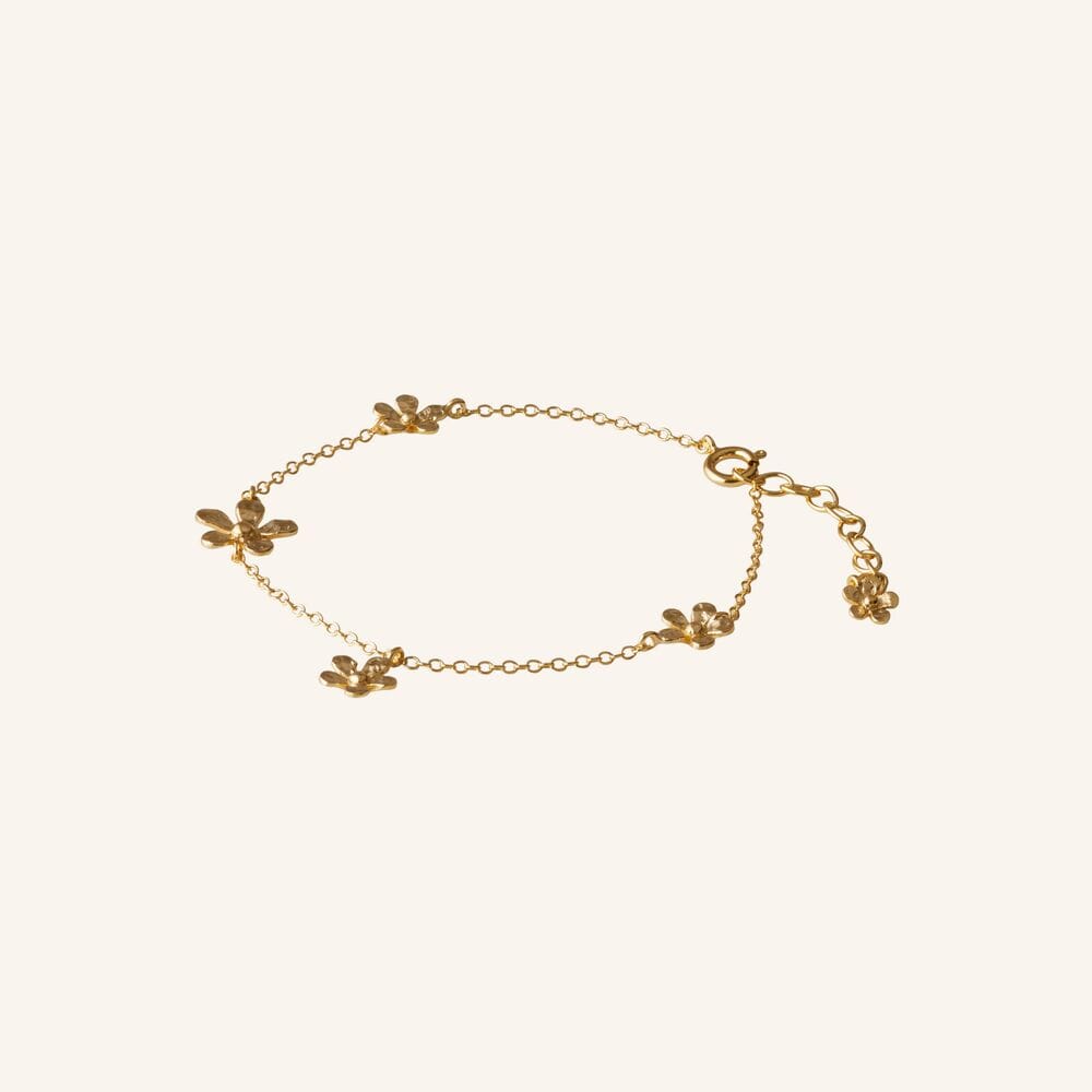 Pernille Corydon Jewellery - Wild Poppy Bracelet b-363-gp - Bracelet Armbånd 