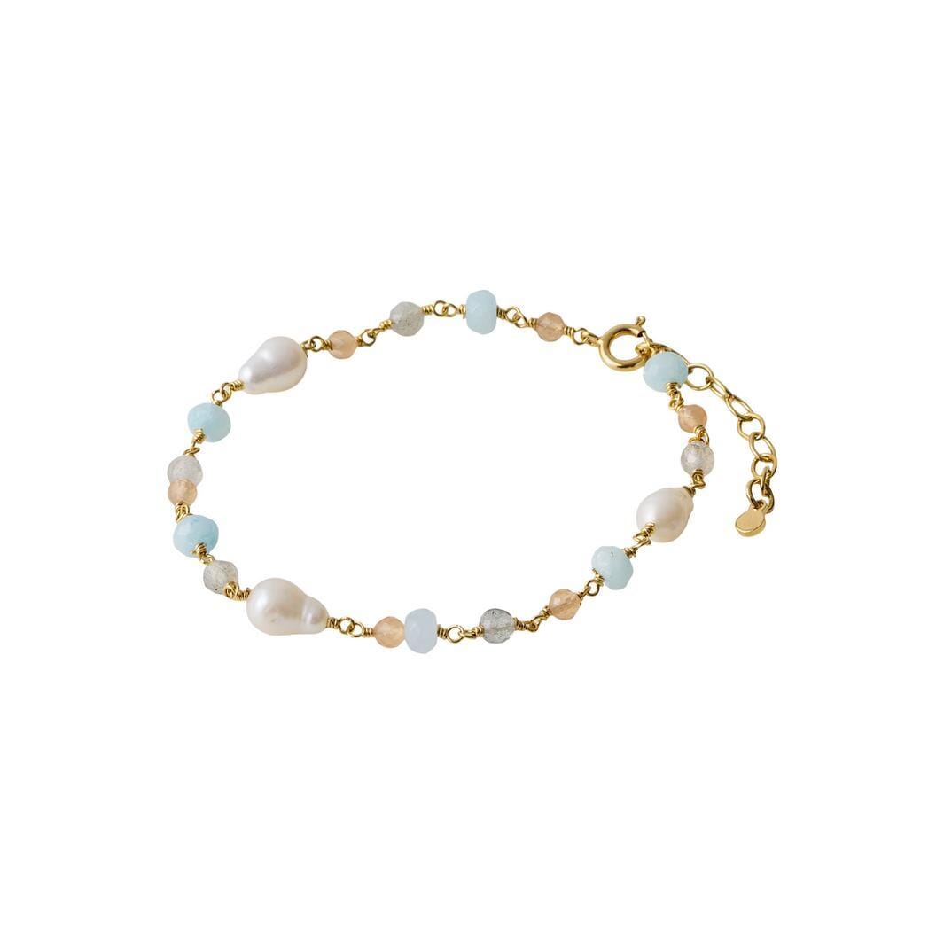 Pernille Corydon - Mellow Blue Bracelet b-375-gp - Armbånd 