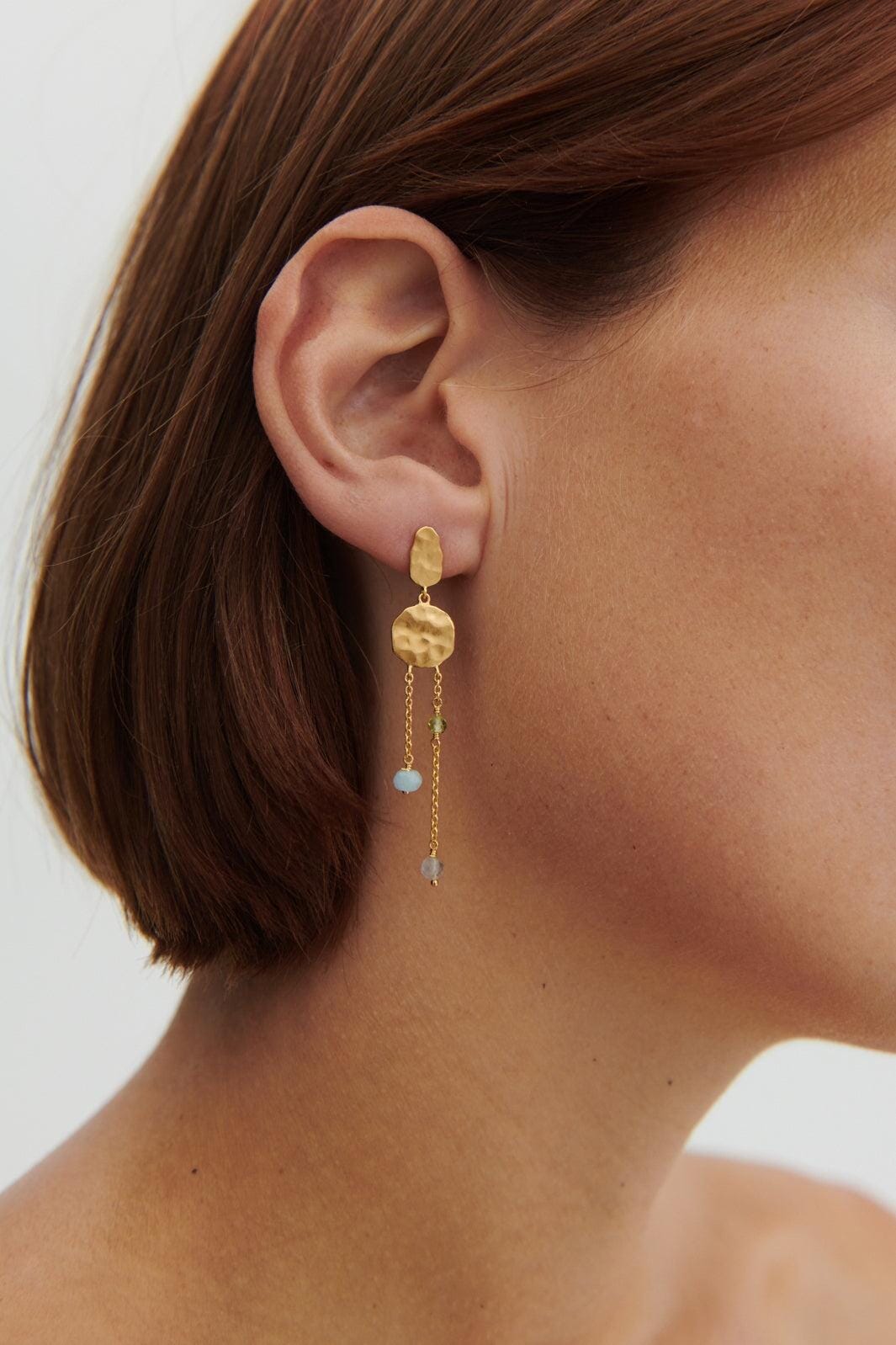 Pernille Corydon - Summer Breeze Earrings e-182-gp - Øreringe 