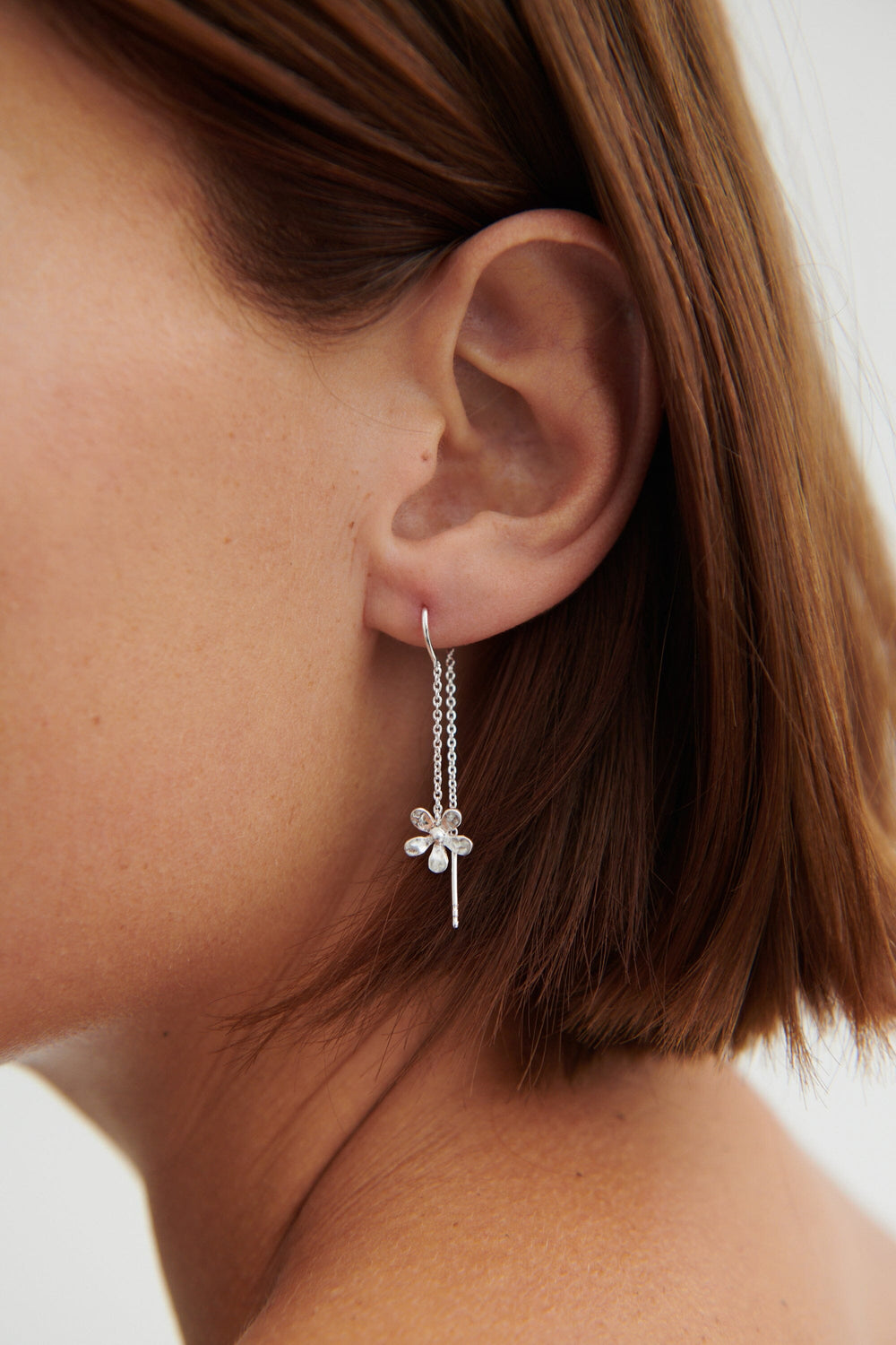 Pernille Corydon - Wild Poppy Earchains e-364-s - Øreringe 