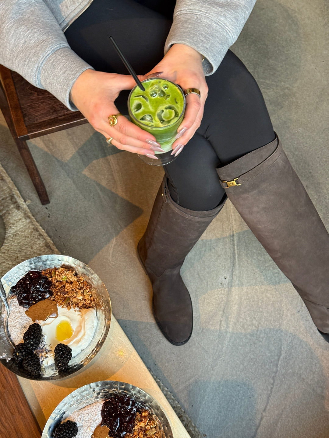 Phenumb Copenhagen - Equestra Long S Suede PB-D11-EQUES-S - Noir Cacao Støvler 