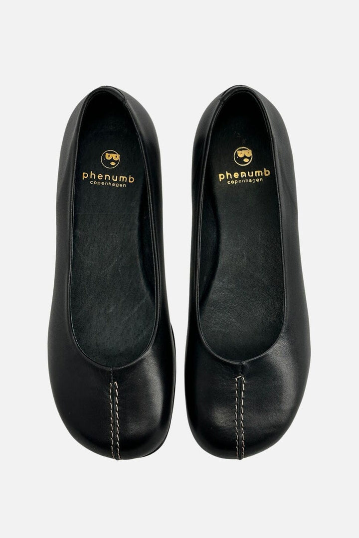 Phenumb Copenhagen - Whisbare Leather Pb-Wb - Black Ballerinaer 