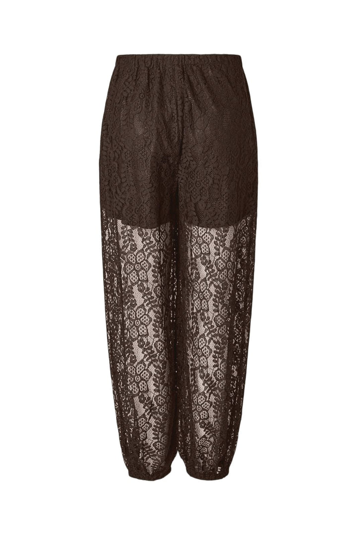 Pieces - Pcaline Balloon Lace Pants - 5117740 Hot Fudge