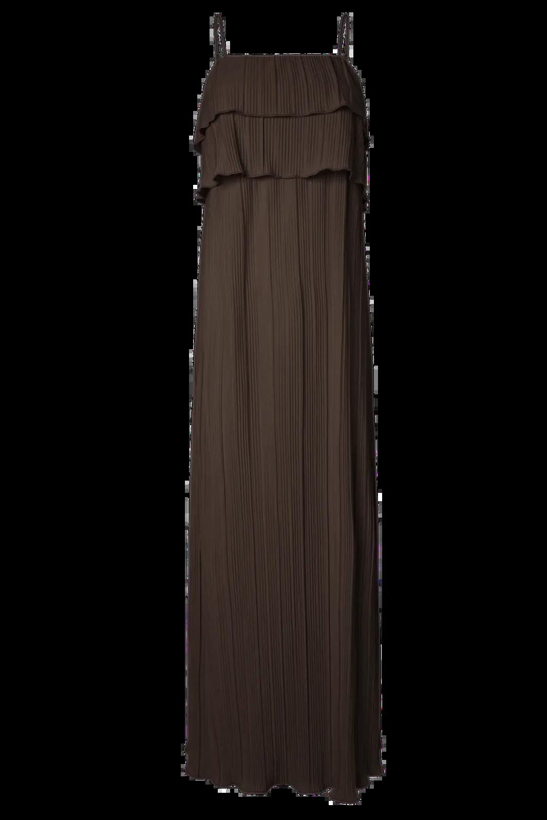 Pieces - Pcamber Sl Ankle Layred Dress Kca - 5104446 Hot Fudge Kjoler 