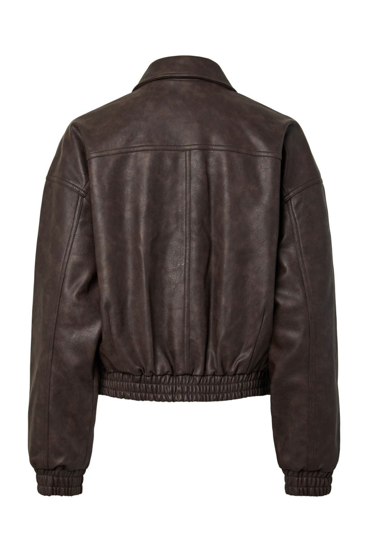 Pieces - Pcariana Bomber Jacket Wb - 5057199 Chicory Coffee