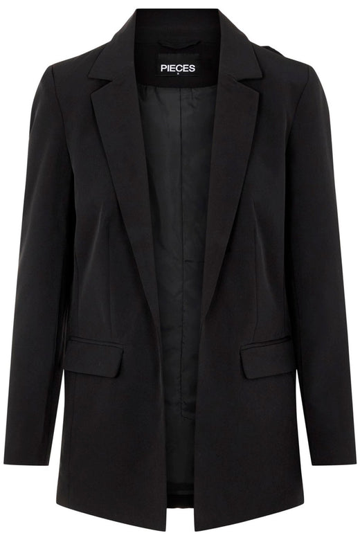 PIECES - PcBossy LS Loose Blazer - Black Blazer 