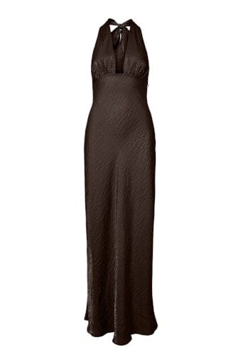 Pieces - Pcbyrsa Sl Ankle Dress Pp - 5100847 Hot Fudge Kjoler 