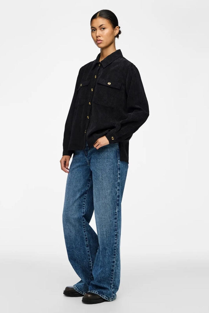 Pieces - Pceffi Ls Shirt - 4724154 Black