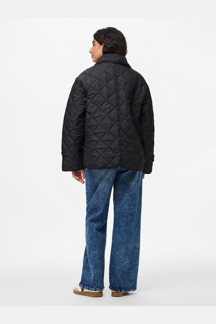 Pieces - Pcemily Short Quilted Jacket - 4807779 Black