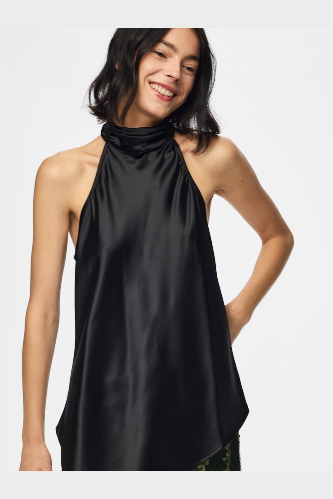 Pieces - Pcevy Halterneck Top - 5150542 Black