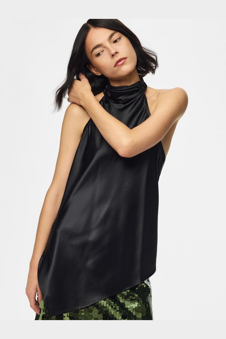 Pieces - Pcevy Halterneck Top - 5150542 Black