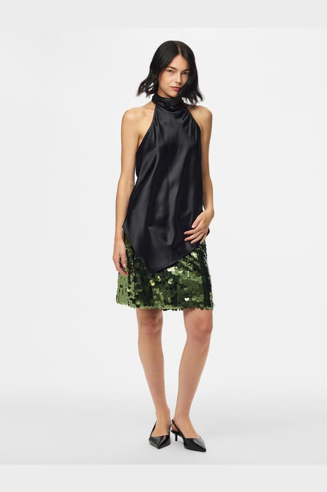 Pieces - Pcevy Halterneck Top - 5150542 Black