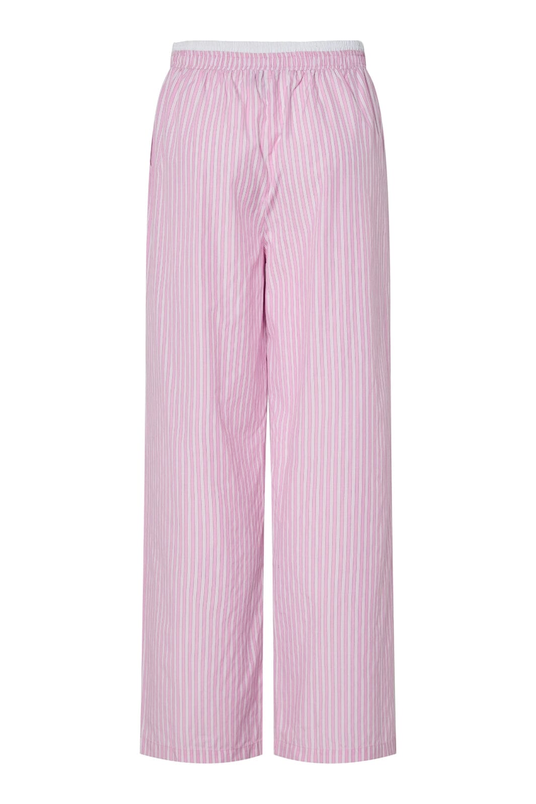 Pieces - Pcfamma Straight Pant Fsy - 4912400 Pink Tulle White/Pink Stripes