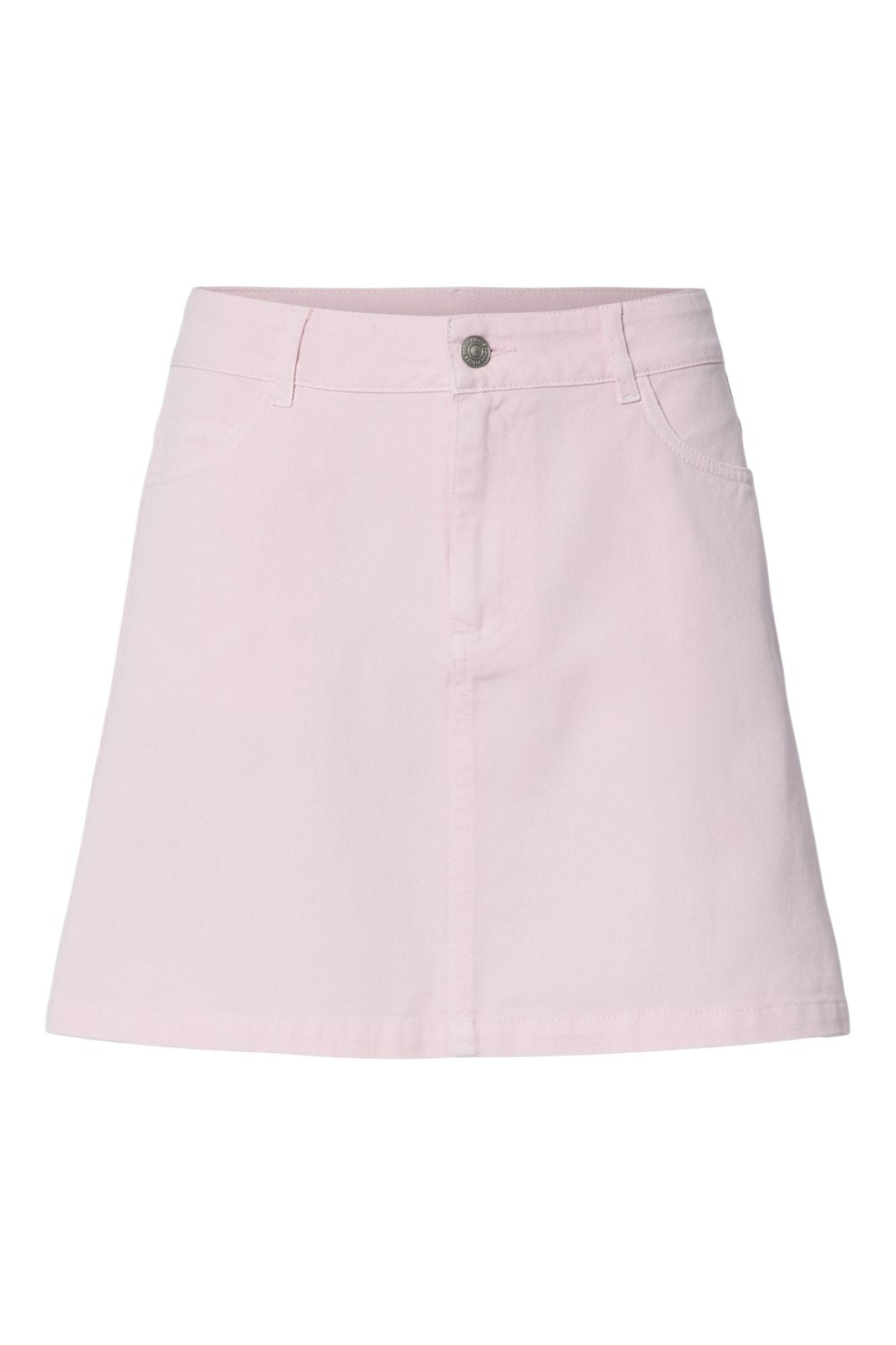 Pieces - Pcflora A-Shape Denim Skirt Fsy - 4807563 Pink-A-Boo
