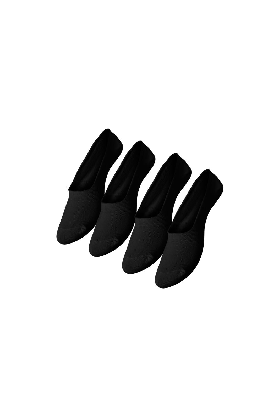 Pieces - Pcgilly Footies 4 Pack - Black