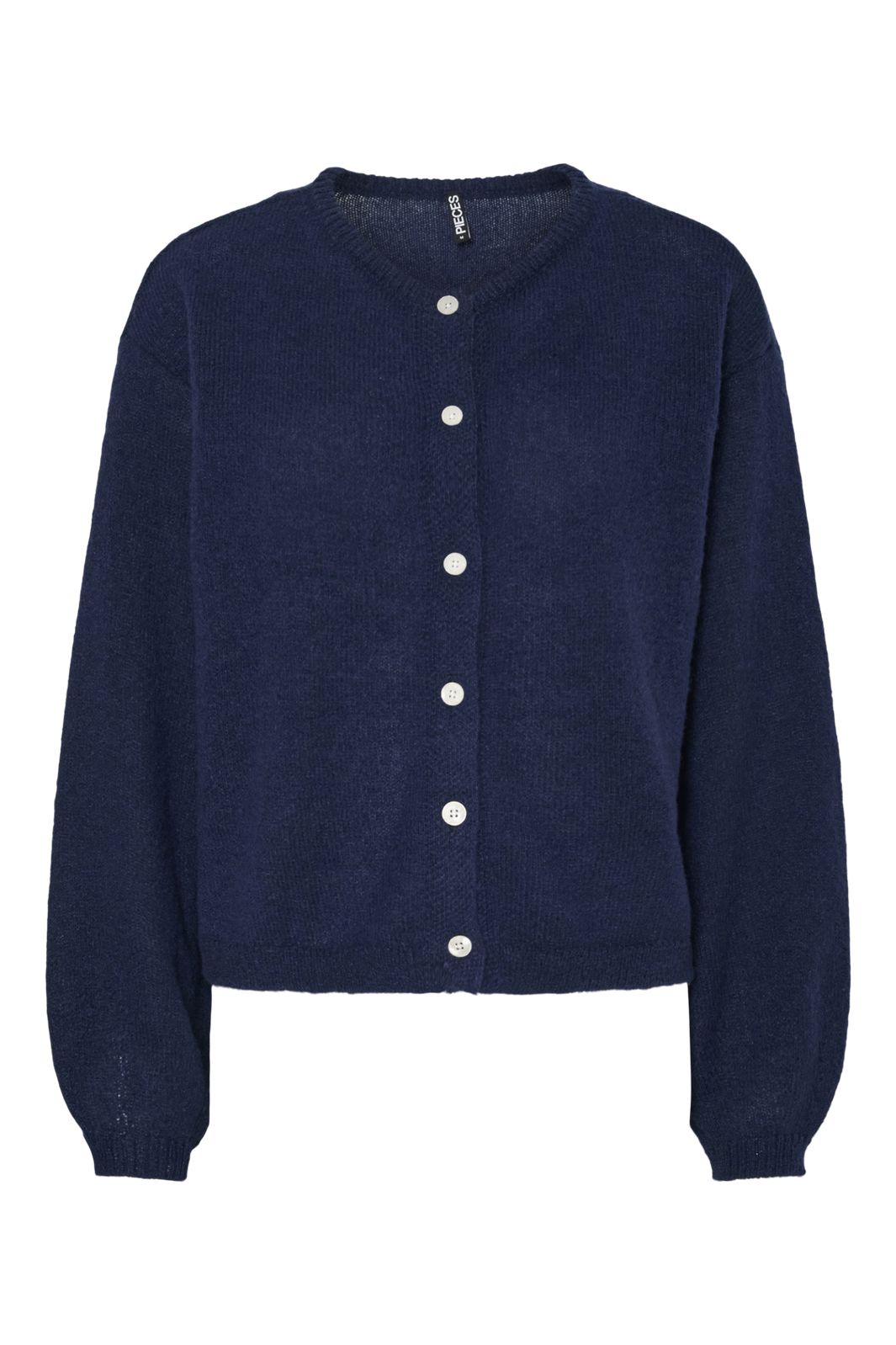 Pieces - Pcida Ls O-Neck Knit Cardigan - 4805038 Maritime Blue