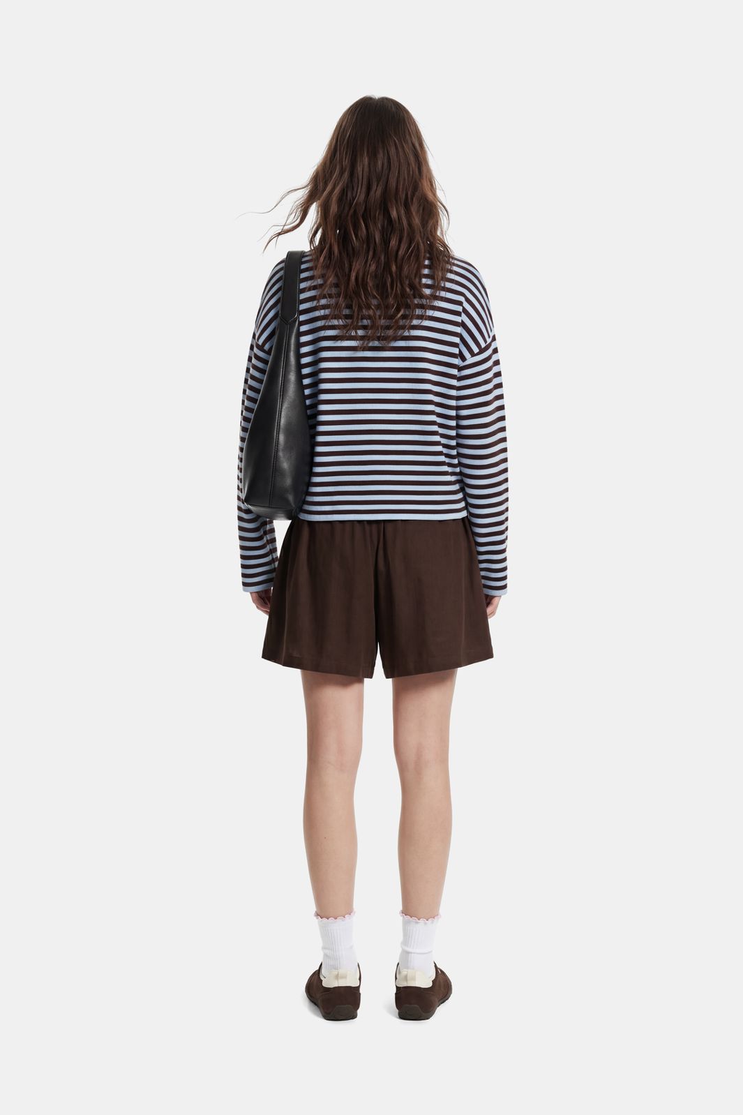 Pieces - Pcjassy Ls O-Neck Knit - 5179127 Hot Fudge Cashmere Blue