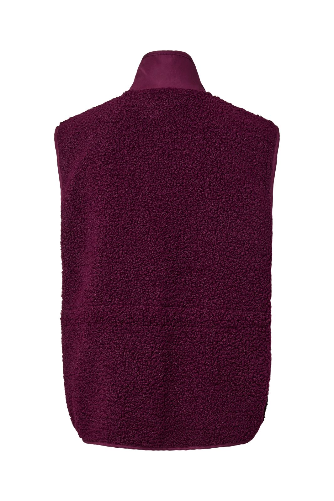 Pieces - Pckatty High Neck Vest - 5125769 Pickled Beet