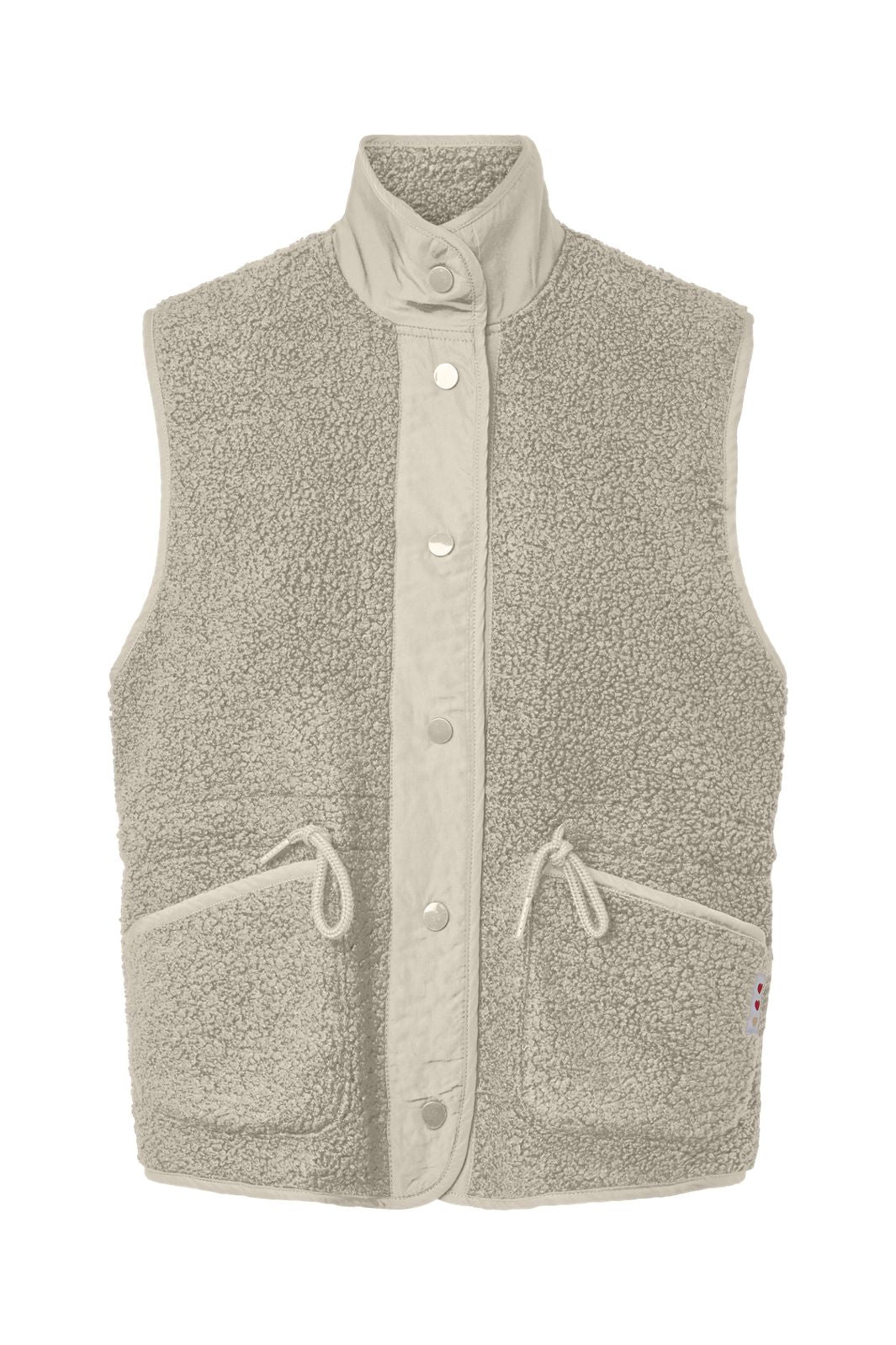 Pieces - Pckatty High Neck Vest - 5196981 Birch