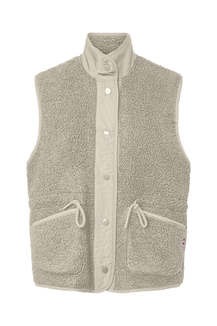 Pieces - Pckatty High Neck Vest - 5196981 Birch