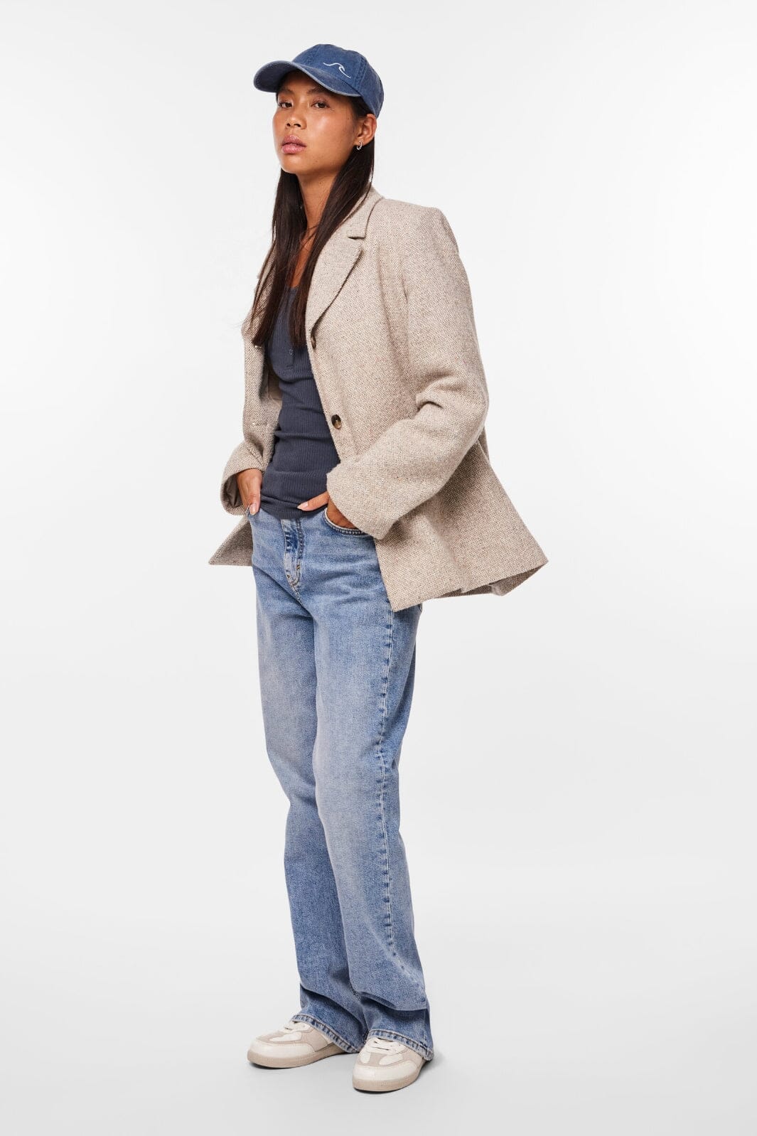 Pieces - PCKitte SS Top - Ombre Blue