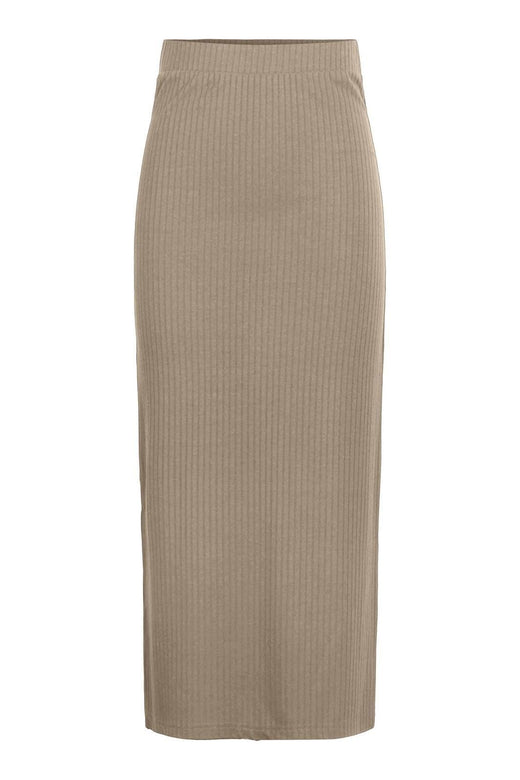 Pieces, Pckylie Mw Midi Skirt, Silver Mink