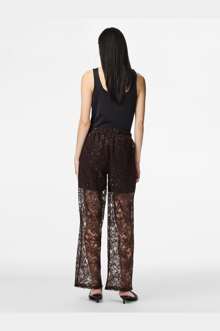 Pieces - Pclouise Straight Pants - 5050000 Delicioso Tone In Tone Sequence