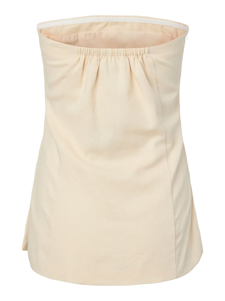 Pieces - Pcmajse Fitted Bandeau Top Pp - 5040798 Birch Toppe 