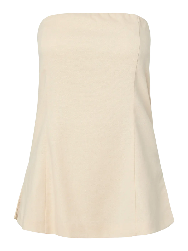 Pieces - Pcmajse Fitted Bandeau Top Pp - 5040798 Birch Toppe 