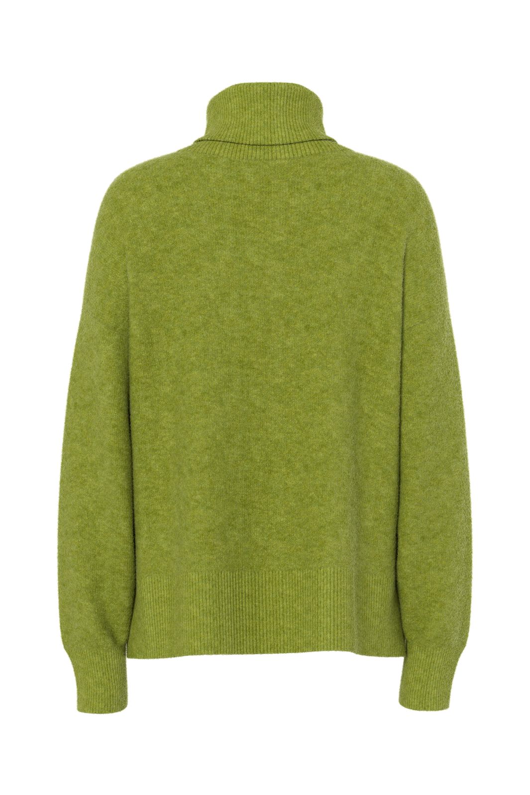 Pieces - Pcmalou Ls Rollneck Knit - 5049933 Woodbine Melange
