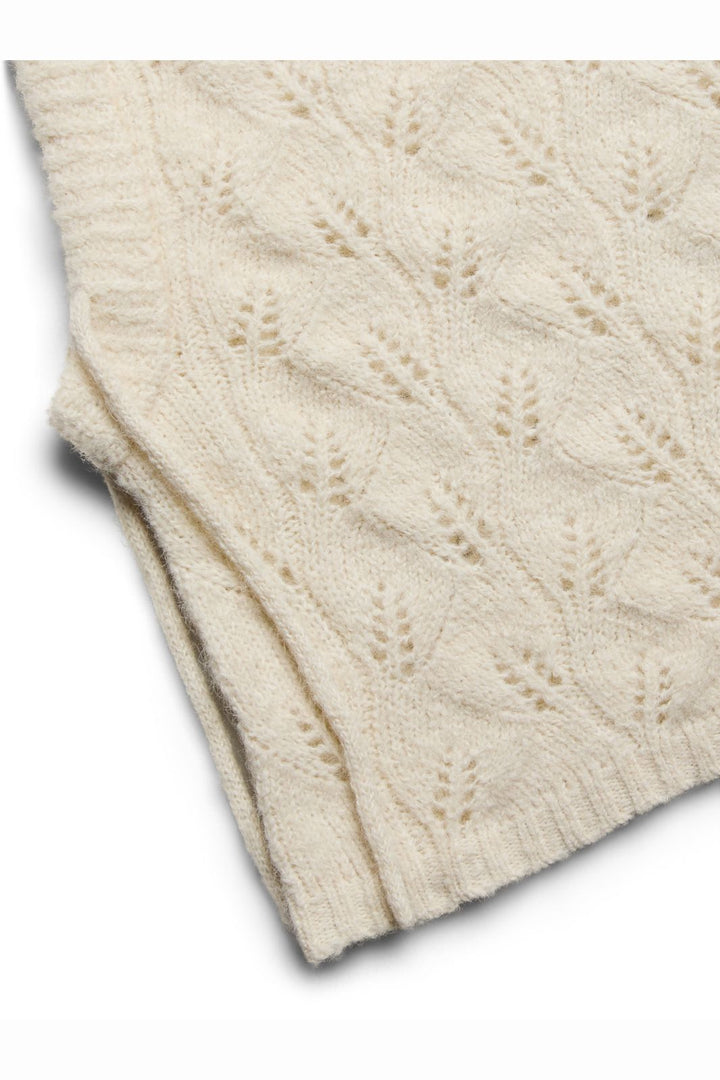 Pieces - Pcnambi Pointelle Balaclava - 5194343 Whitecap Gray