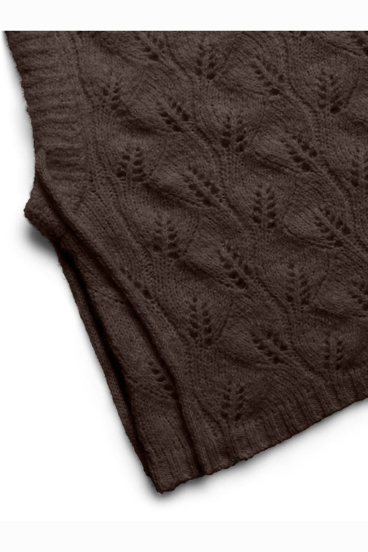 Pieces - Pcnambi Pointelle Balaclava - 5194344 Hot Fudge