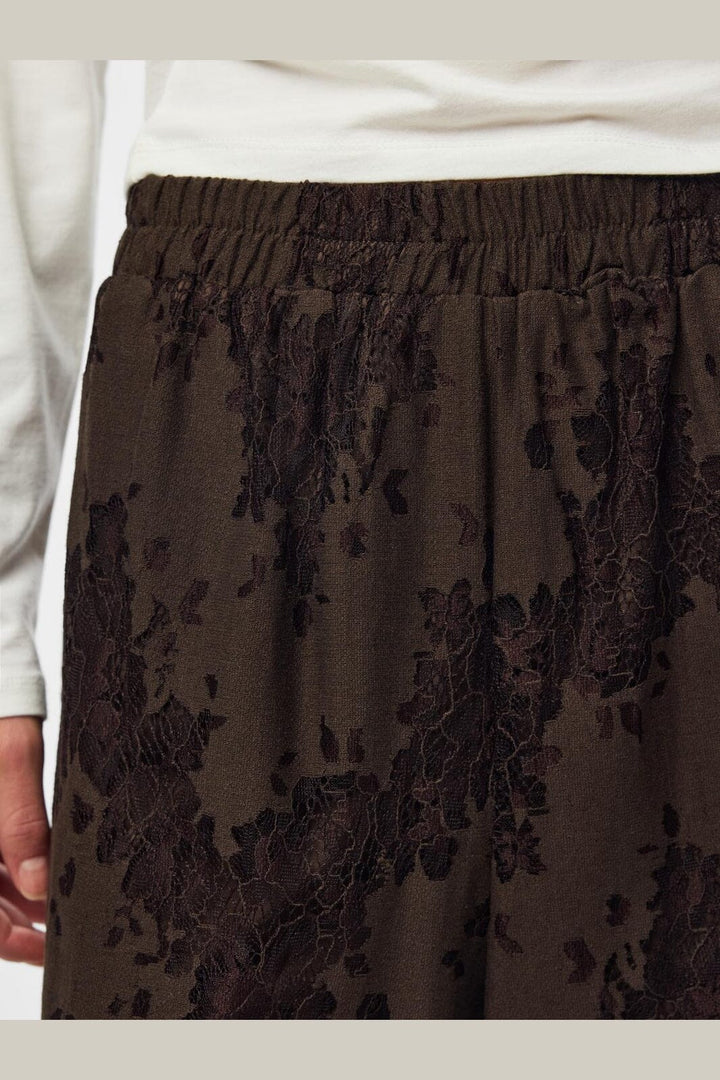 Pieces - Pcnorinne Balloon Pants - 5171275 Hot Fudge
