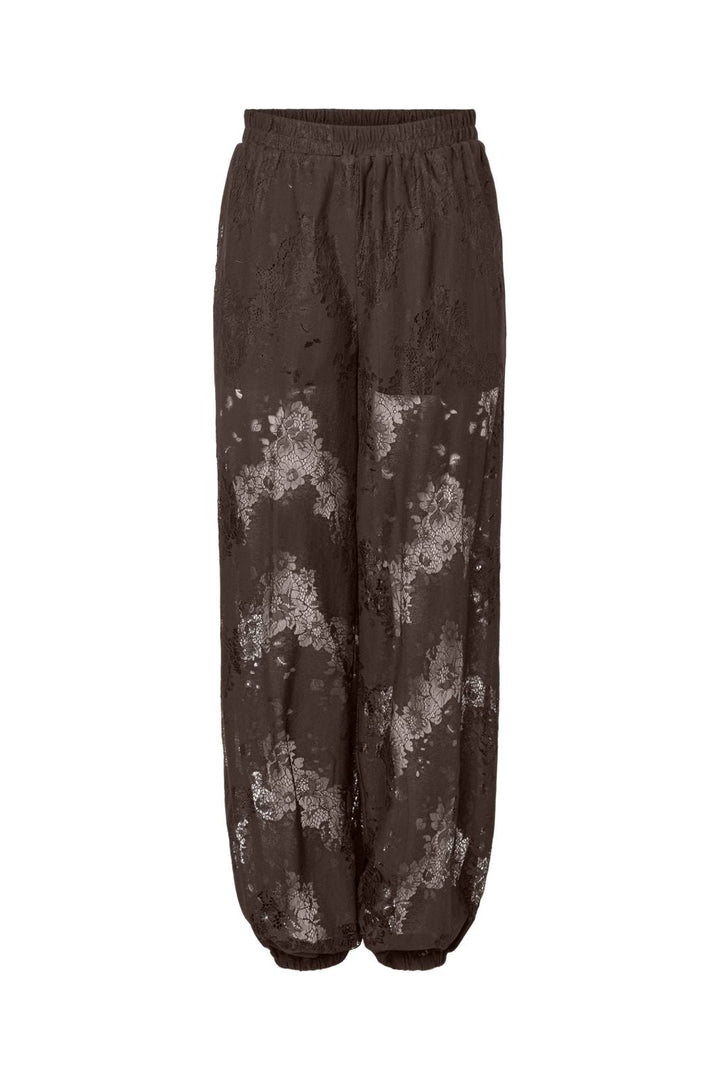 Pieces - Pcnorinne Balloon Pants - 5171275 Hot Fudge