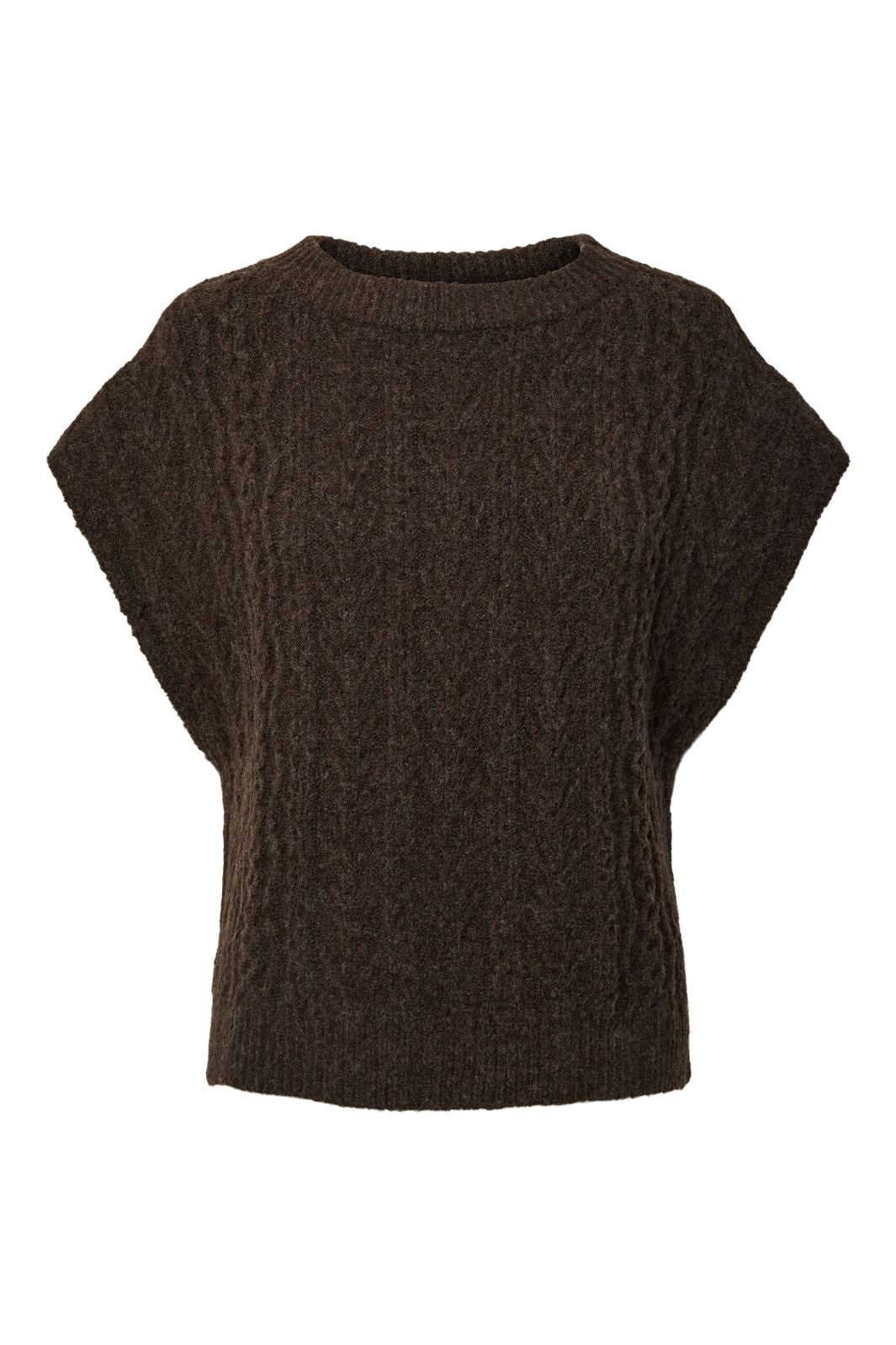 Pieces - Pcnosie Poncho - 5161552 Hot Fudge