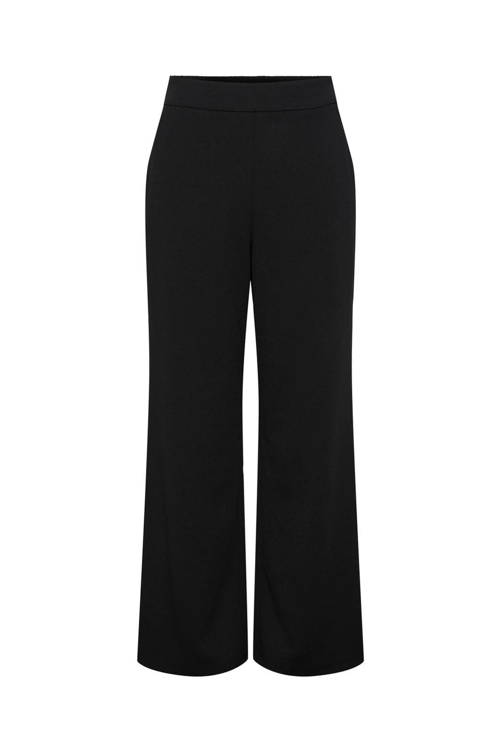 Pieces, Pcnula Hw Wide Pants, Black
