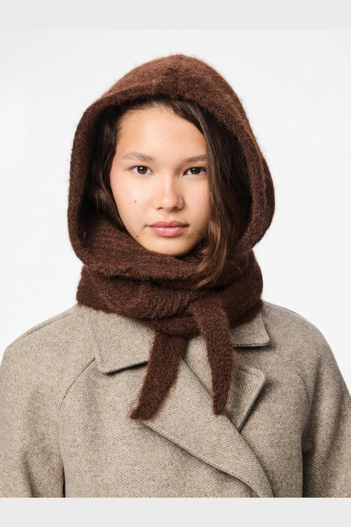 Pieces - Pcrebekka Bonnet - 4903483 Hot Fudge