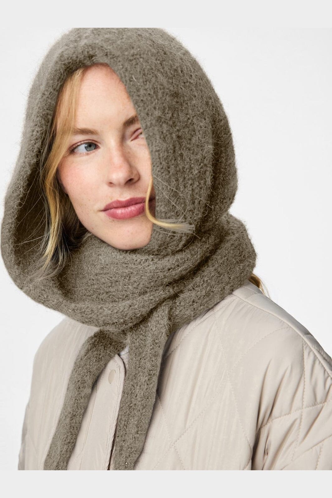 Pieces - Pcrebekka Bonnet - 4903484 Greige