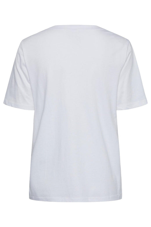 Pieces - Pcria Ss Solid Tee - 4280157 Bright White T-shirts 