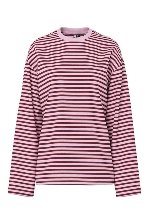 Pieces - Pcsadie Ls Top - 5076174 Tawny Port Roseate Spoonbill Bluser 