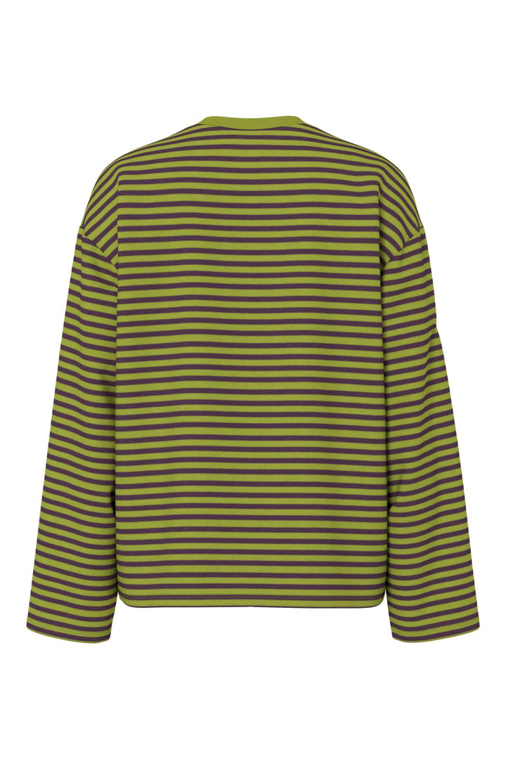 Pieces - Pcsadie Ls Top - 5127779 Woodbine Plum Perfect