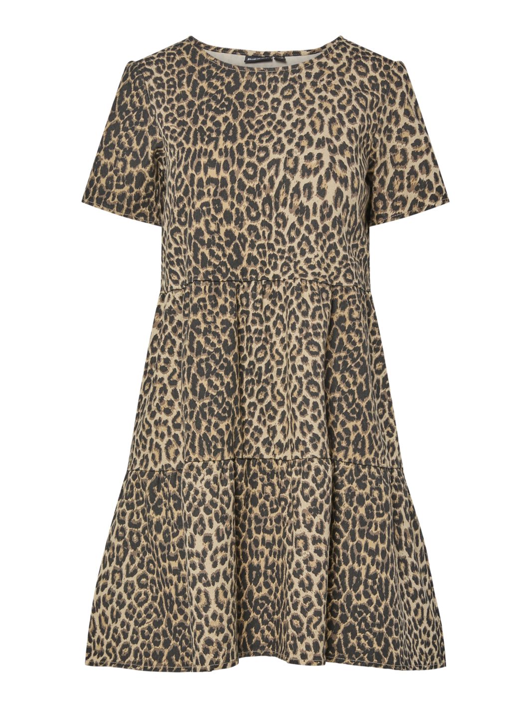 Pieces - Pcsalume Ss Denim Dress - 4771965 White Pepper Leo