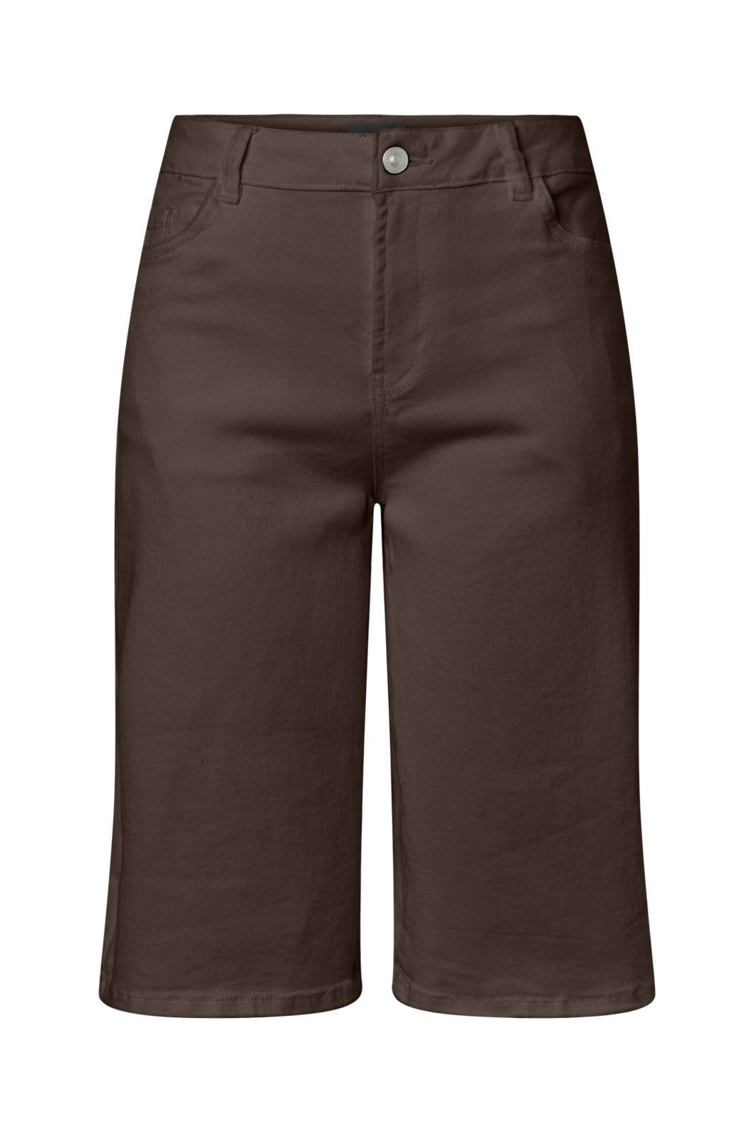 Pieces - Pcsalume Wide Shorts - 5135755 Hot Fudge