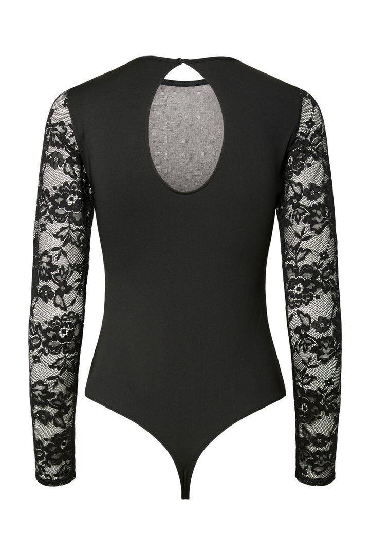 Pieces - Pcsara Ls Bodystocking - 5051466 Black