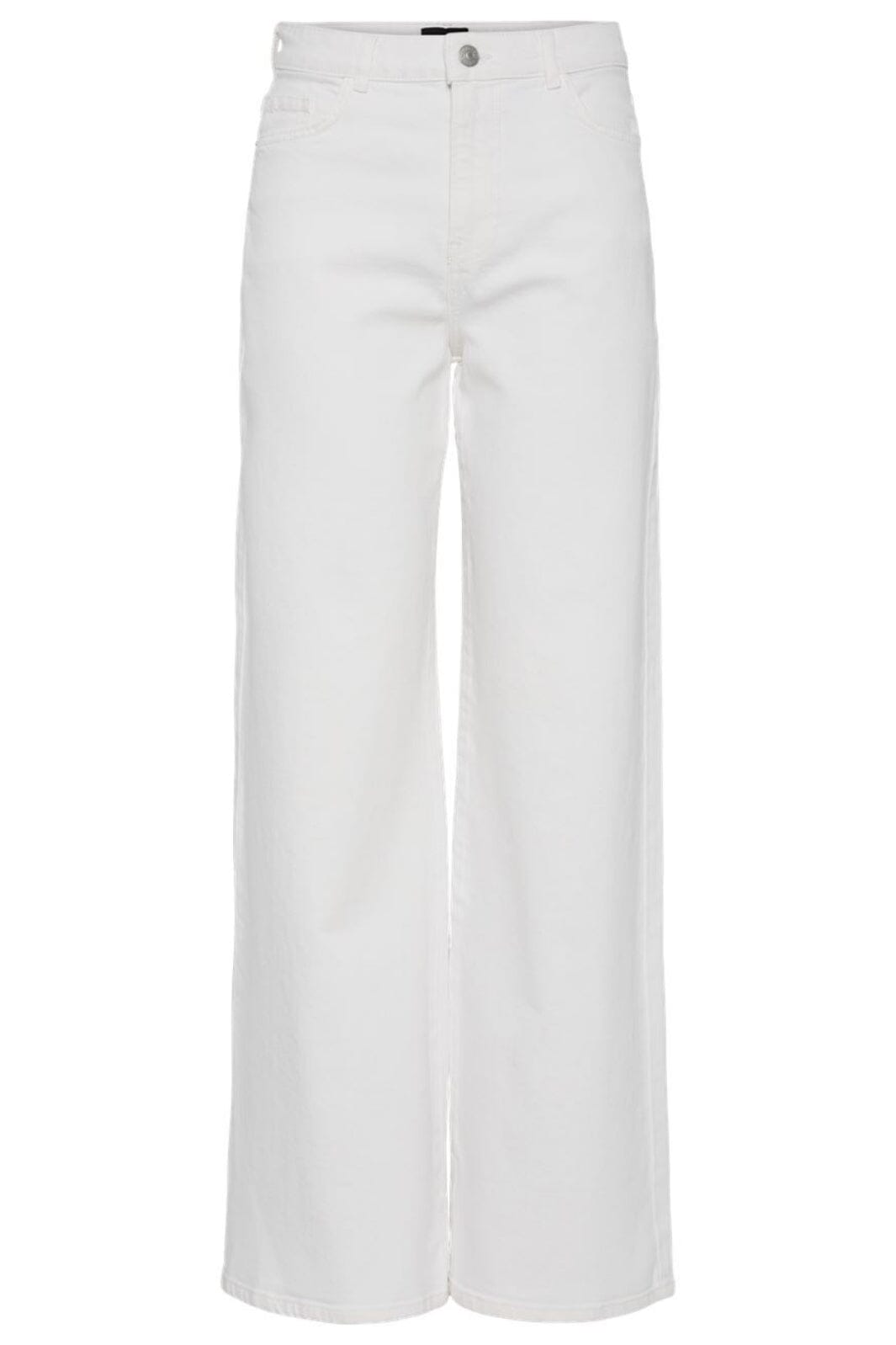Pieces - Pcselma Wide Jeans Od - 4647234 Bright White Jeans 
