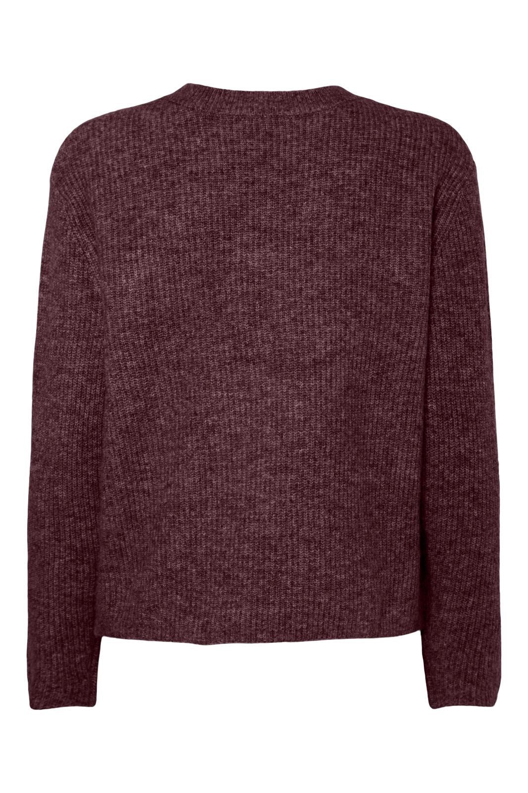 Pieces - Pcsilly Ls Rev Tie Knit - 4864790 Tawny Port