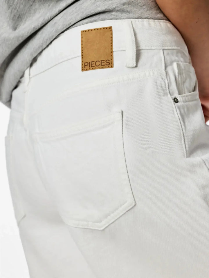 Pieces - Pcsky Denim Jorts - 4992539 Bright White Shorts 