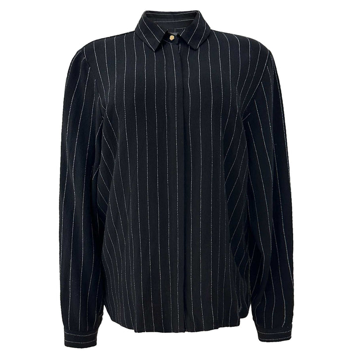 Liberte - Neo Ls Shirt 22255 - Black Pinstripe